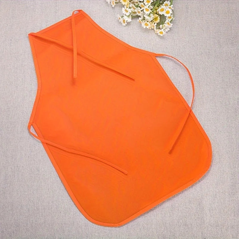 30pcs Kids Non-woven Fabric Apron Class Craft Art Painting Children Apron Disposable Safety Cleaning Apron Student Drawing Bib