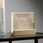 Acrylic Elements Periodic Table Mendeleev Safe Periodic Table Figurine Display Science Ornament Room Decoration Desk Accessories
