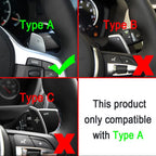 Aluminum Paddle Shifter Extension for BMW 3'G20/5'G30/6'G31/7'G11/8'G14/X3 G01/X4 G02/X5 G05/X6 Steering Wheel Paddle Shifters