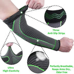 1PCS Sports Arm Compression Sleeve Anti-Slip Elbow Support Men Women Cycling Basketball Football Volleyball Baseball Tennis Golf