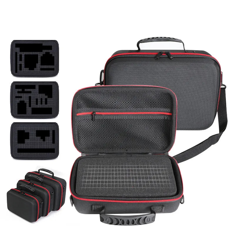 Protective Hard drive carry Case Bag With Customizable Foam Lightweight Shell storage Case for Electronics equipment  Cameras