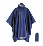 3-in-1 Waterproof Outdoor Rain Poncho Cover, Lightweight Hiking Travel Raincoat - Multiple Colors