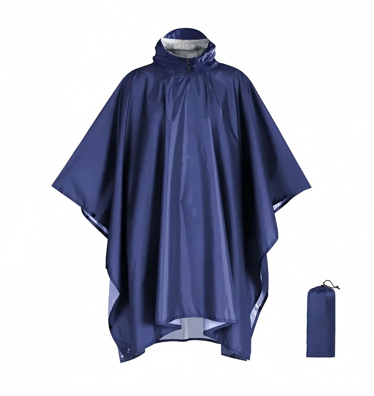 3-in-1 Waterproof Outdoor Rain Poncho Cover, Lightweight Hiking Travel Raincoat - Multiple Colors