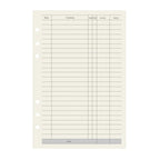 45 Pieces A5 A6 A7 6ring Loose Leaf Notebook Refill Binder Inner Page Budget Weekly Monthly To Do Line Dot Grid Paper Stationery