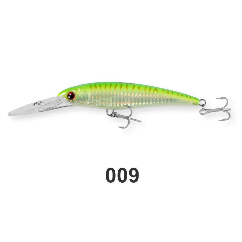 Noeby Trolling Minnow Fishing Lure 12cm 32g Floating 14cm 52g 16cm 73g Sinking Wobbler Artificial Bait Saltwater Fishing Lure
