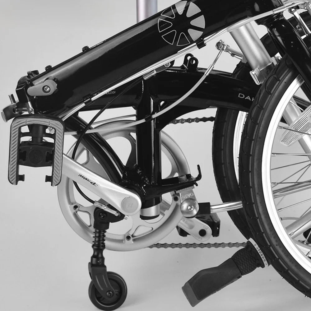 Folding Bicycle Support Landing Gear Bicycle Third Wheel Easy Wheel Boost Assist Wheel Push  K3 Plus D5 D7  Bicycle Accessories
