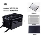 32L Extra Large Cooler Bag Car Ice Pack Insulated Thermal Lunch Pizza Fresh Food delivery Container Refrigerator