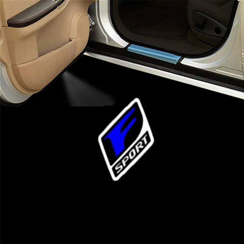 Led Car Door Logo Light HD Laser Welcome Lamps For Lexus IS250 ES250 RS350 RX300 LX570 RX ES GX LS LX IS Series Car Accessories