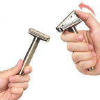 Shavcooo GP200 Glide 2.0 Pro Safety Razor 1-6 Adjustable Roller Shaving Shaver for Men Beard Care with 5 Double-edged Blade