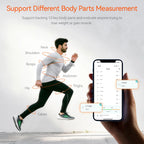 Smart Body Tape Measure 2024 New Body Chest Waist Hip Arm Leg Soft Tape Measure CM Inch Double Scale Measuring Tapes with App