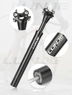 MTB Shock Absorb Seatpost 27.2/30.9/31.6mm Bicycle Seat Post 45mm Travel Road Bike Seat Tube Aluminum Alloy 350 Cycling Seatpost