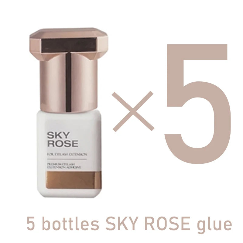 5 bottles sky rose