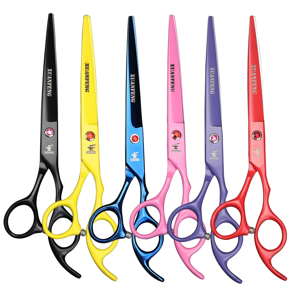 7-inch hair scissors 6cr13 steel hairdresser cutting scissors and thinning scissors or pet scissors