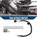 UXCELL Universal Car Switched Fuse Kit Inner Automotive Switched Fuse Switch for Car Durable Plastic 1 Set Black