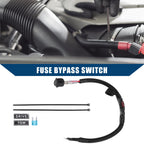 UXCELL Universal Car Switched Fuse Kit Inner Automotive Switched Fuse Switch for Car Durable Plastic 1 Set Black