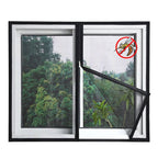 Black, Customized size，Window mesh with zipper Self-adhesive zipper,mosquito nets for windows anti mosquito window door curtain