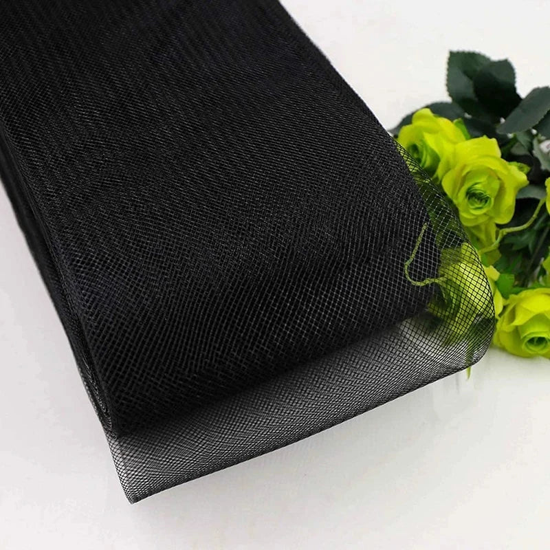 50 yards rigid polyester horsehair braid for polyester boning sewing, wedding dress, prom dress accessories width 2.5/ 5/75 cm