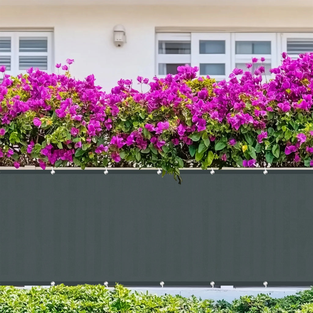 Balcony Privacy Screen Patio Fence Screen for Balcony Cover Waterproof Garden Sunshade Cloth with Grommets UV Protection Shelter