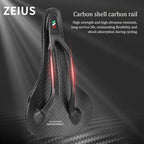 ZEIUS 3d Printed Bicycle Carbon Saddle Carbon fiber Comfortable Bicycle Saddle MTB Road bike Seat Saddle cushion Cycling parts
