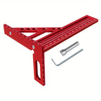Lengthened Multi Angle 3D Square Protractor Drafting Triangle Metric Multi-angle Set Square with Angle Positioning Dowel Pin