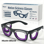 Anti-Motion Sickness Glasses | Ultra-Light Ergonomic Design for Cars/Travel/Cruises | Portable Nausea Relief