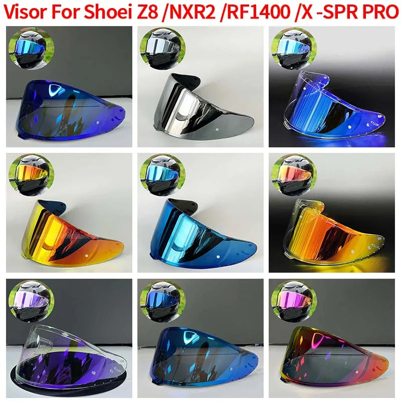 CWR-F2 Z8 X15 X-Fifteen Visor for SHOEI RF-1400 Z8 Z-8 CWR-F2 Motorcycle Helmet Glasses Motorbike Helmet Night Visor
