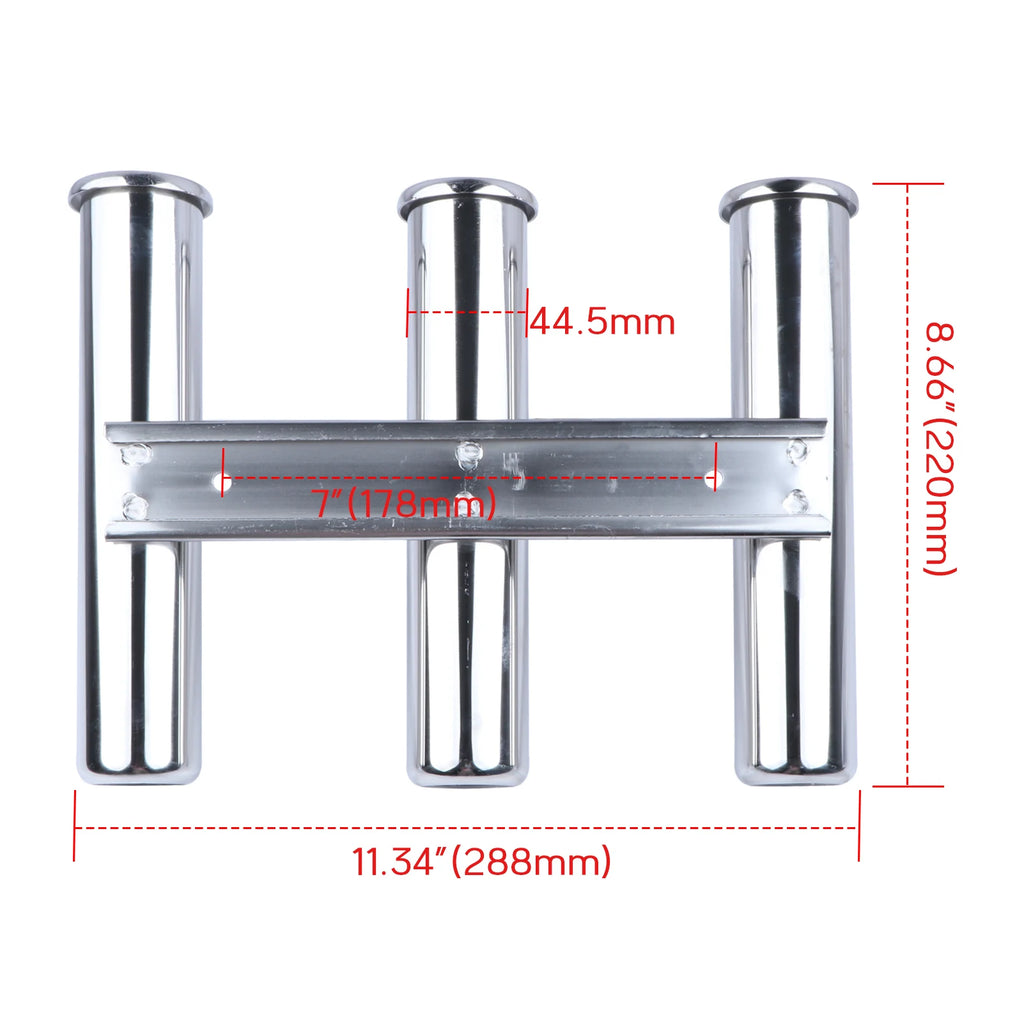 Boat Accessories Wall-Mounted Stainless Steel Fishing Rod Holder  Fishing Pod Rack for Marine Boat Camper RV