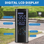 2025 New Multifunctional Cordless Air Pump Portable Air Compressor&Inflator,7-in-1 LED Display,Flashlight Inflatable Pump