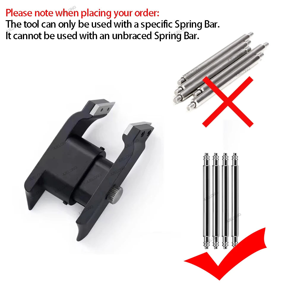 For D-elug Bracelet Removal Tool Professional Spring Bar Tool Stainless Steel Watch Strap Remover Plier For Omega/Rolex/Cartiers
