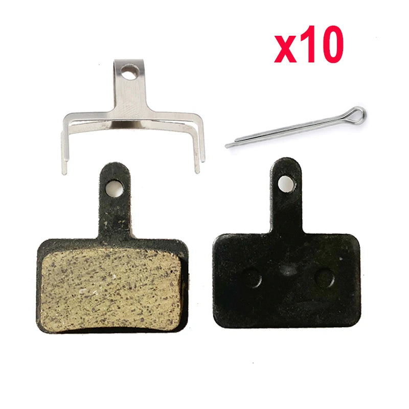 10 Pairs MTB Bicycle Disc Resin Brake Pads for Shimano B01S MT200 M400 MT500 M315 M525 M475 M485 M486 M495 M515 M975 M355 M375