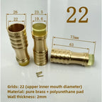 1PCS Brass Cane Crutch Tip with Anti-Skid 12mm-26mm for Hiking Pole Chair Leg Feet Replacement