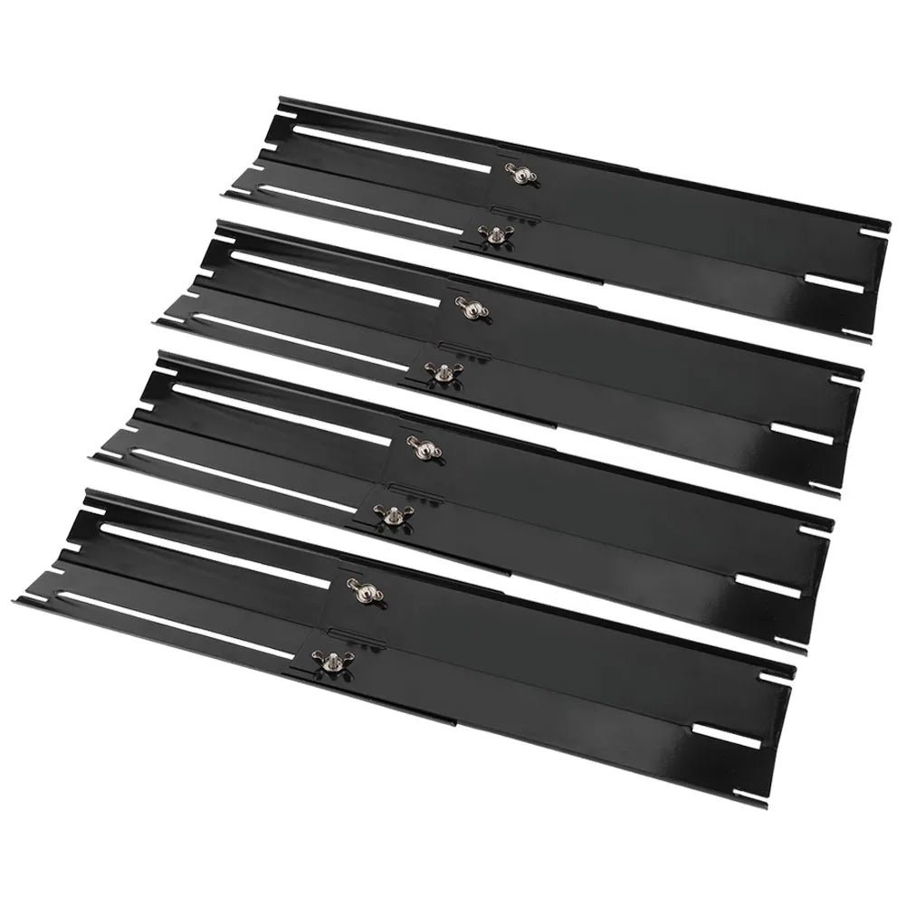 2/4 pair Adjustable Grill Heat Plate Shield Heat Tent Replacement Parts For BBQ Gas Grill Heat Plate Shield Tent Burner Cover