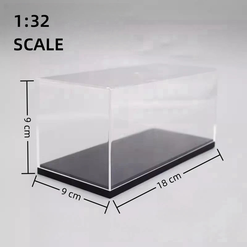 Clear Acrylic Display Case Box for Diecast Car Models Dust Cover, Multiple Scales, 1pc