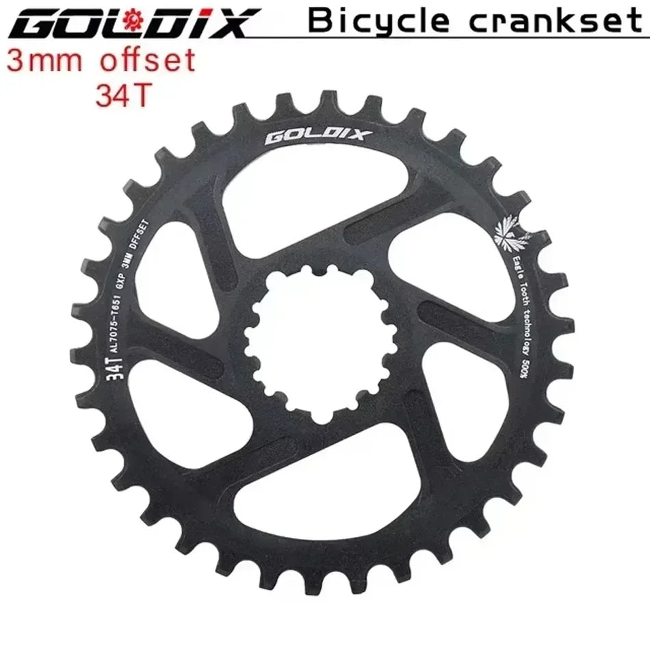MTB direct mount chainring for sram NX XX XO 3 bolt chain ring 0mm 3mm 6mm offset 30t 32t 34t 36t 38t 9 10 11 12 speed tray