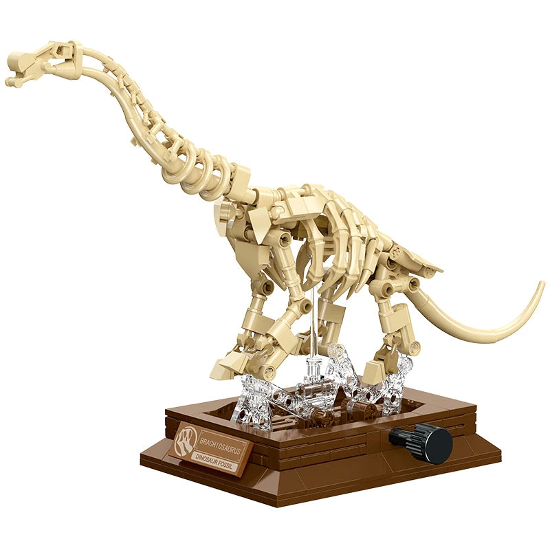 MOC Dinosaur Series Triceratops Tyrannosaurus Rex Keel Model Ornament Children's Puzzle Assembly Toy Gift Building Block