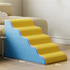 3/4/5 Step Dog Cat Ramp Ladder Pet Stair Memory Foam Sponge Dogs Sofa Removable Washable Training Pet Ramp Stairs Pet Supplies