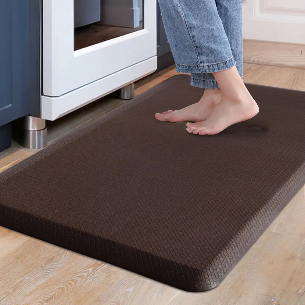 Anti-Fatigue Standing Mat, Kitchen Mat with PVC Waterproofing, Non-Slip Kitchen Rug