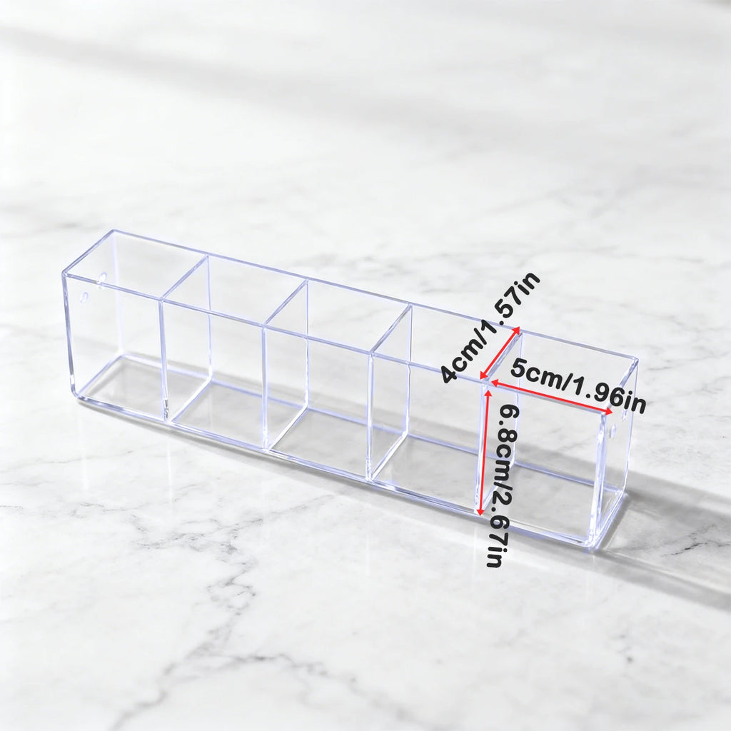Multi-Layer Acrylic Transparent Step Storage Rack for Cosmetics/Decorations/Office Supplies Retail Display Box Organizer Cabinet