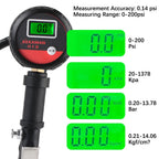 For Car Truck Vehicle Motorcycle Auto Tire Pressure Gauge LCD Digital Tyre Tester High Precision Monitor System Test Accessories