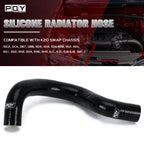 SILICONE RADIATOR HOSE KIT FOR K20-K24 SWAP EG EK CRX EF SOL INTEGRA CIVIC BLACK & YELLOW WX-LX1306BK-QY