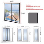 Black, Customized size，Window mesh with zipper Self-adhesive zipper,mosquito nets for windows anti mosquito window door curtain