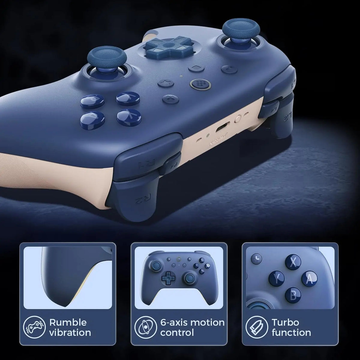8BitDo New Ultimate 2C Bluetooth Controller With Hall Joystick for Nintendo Switch 2 Lite OLED Gamepad Accessories