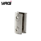 YAQI Harlequin 316 Stainless Steel Polished Safety Razor Head with 0.90mm Blade Gap