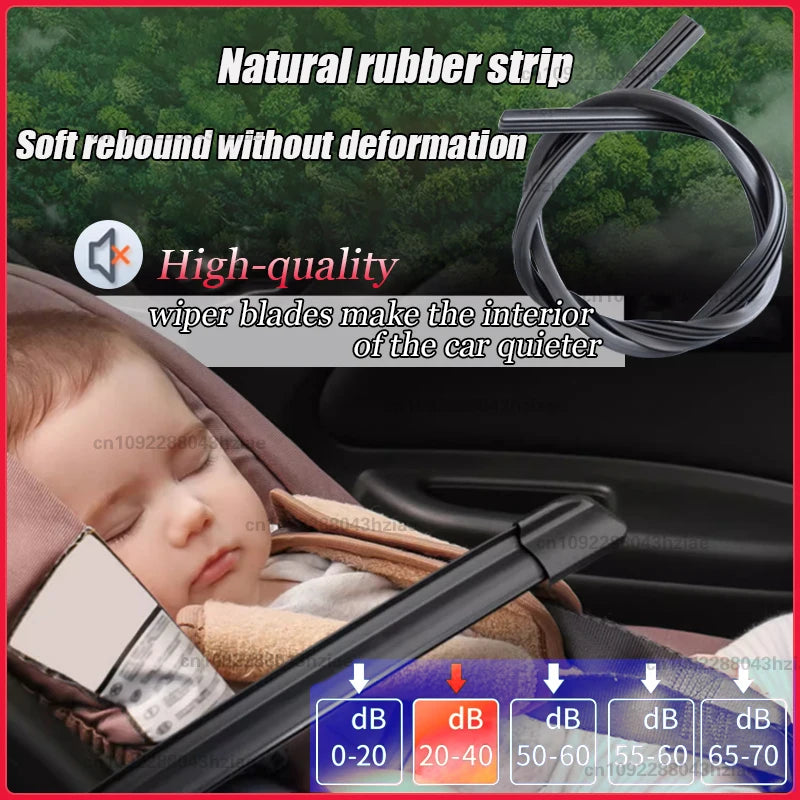 For Citroen C4 MK3 C4X C41 2020 2021 2022 Wiper Front Wiper Blades 24"+16" Windshield Windscreen Window Brushes Car Accessories