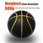 Silent Basketball Size 7#(29.5")6#/5# Dribbling Indoor Grooved Airless Foam Basketball Quiet Dribbling Training Silent Ball Gift