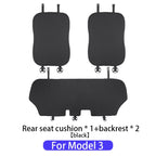 car seat cover cushion For Tesla Model 3/Model Y 2019-2026 juniper Ice Silk Seat Cover breathable seat car Interior accessories