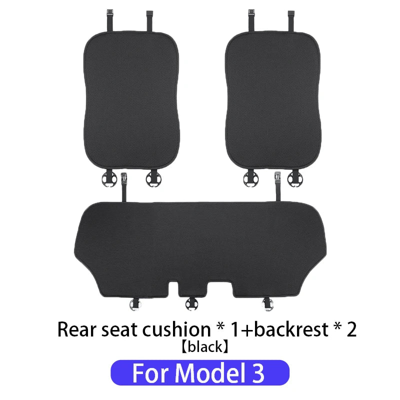 car seat cover cushion For Tesla Model 3/Model Y 2019-2026 juniper Ice Silk Seat Cover breathable seat car Interior accessories