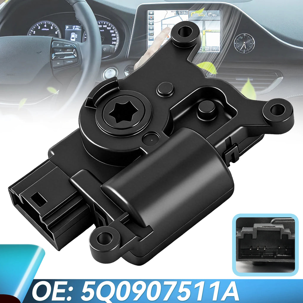 5Q0907511A HVAC heater blend door actuator for Audi A3 VW Golf Passat Tiguan Skoda