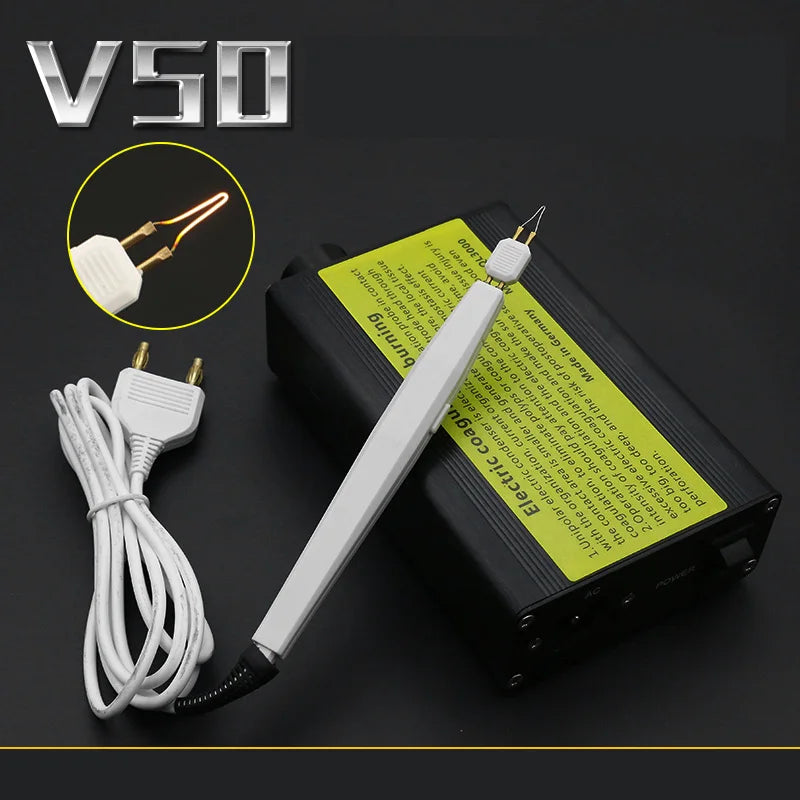 Desktop electrocoagulation hemostatic eyelid tool, electric heating double eyelid device