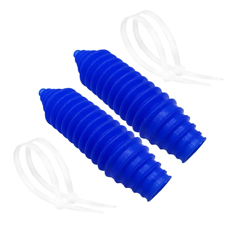 Universal Silicone Rack And Pinion Steering Boot Pinion Boot Gaiter Kit Black Blue
